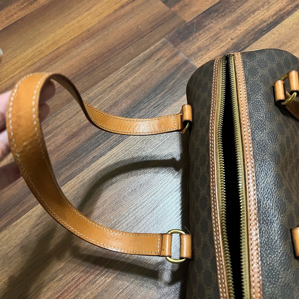 Celine Vintage Macadam Mini Boston Shoulder Bag - Picture 5 of 6